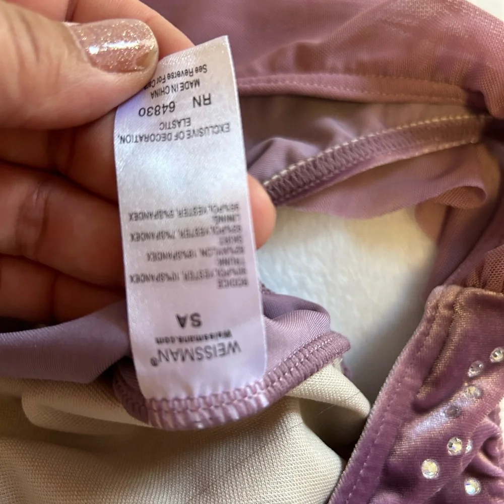 Weissman small adult purple ballet costume dance solo. You’ll be in my heart - Picture 4 of 6